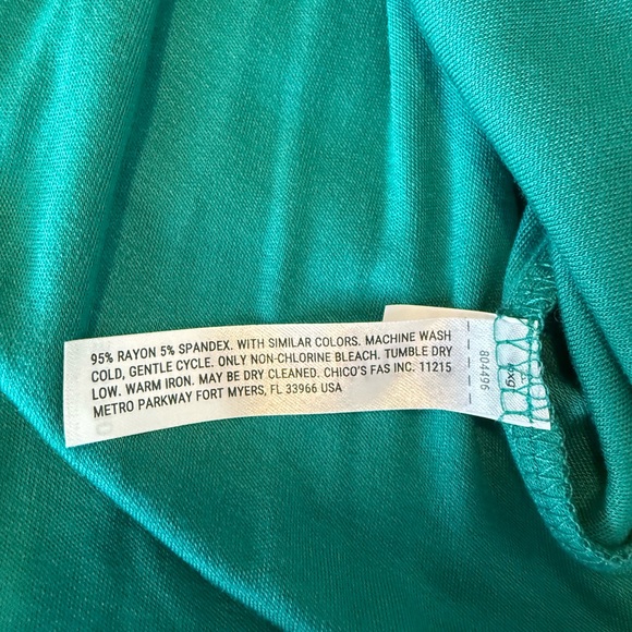 NWT Soma Weekend Cool Nights and Days Tank Dress Midi - Cascade Green - large - Picture 7 of 8